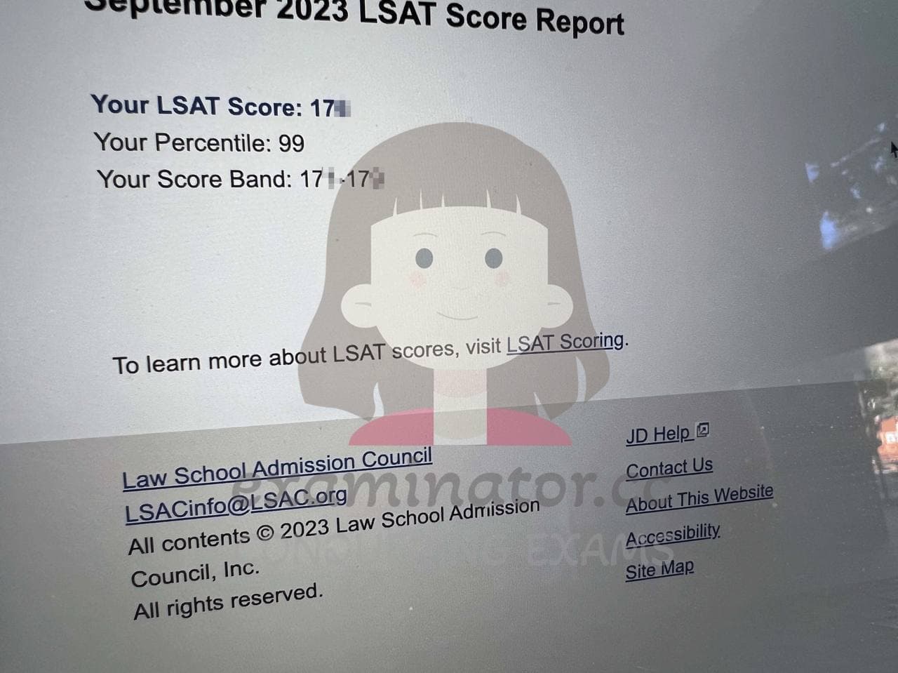 Erfolgsbild für Betrug im LSAT Erfolgsgeschichte #580