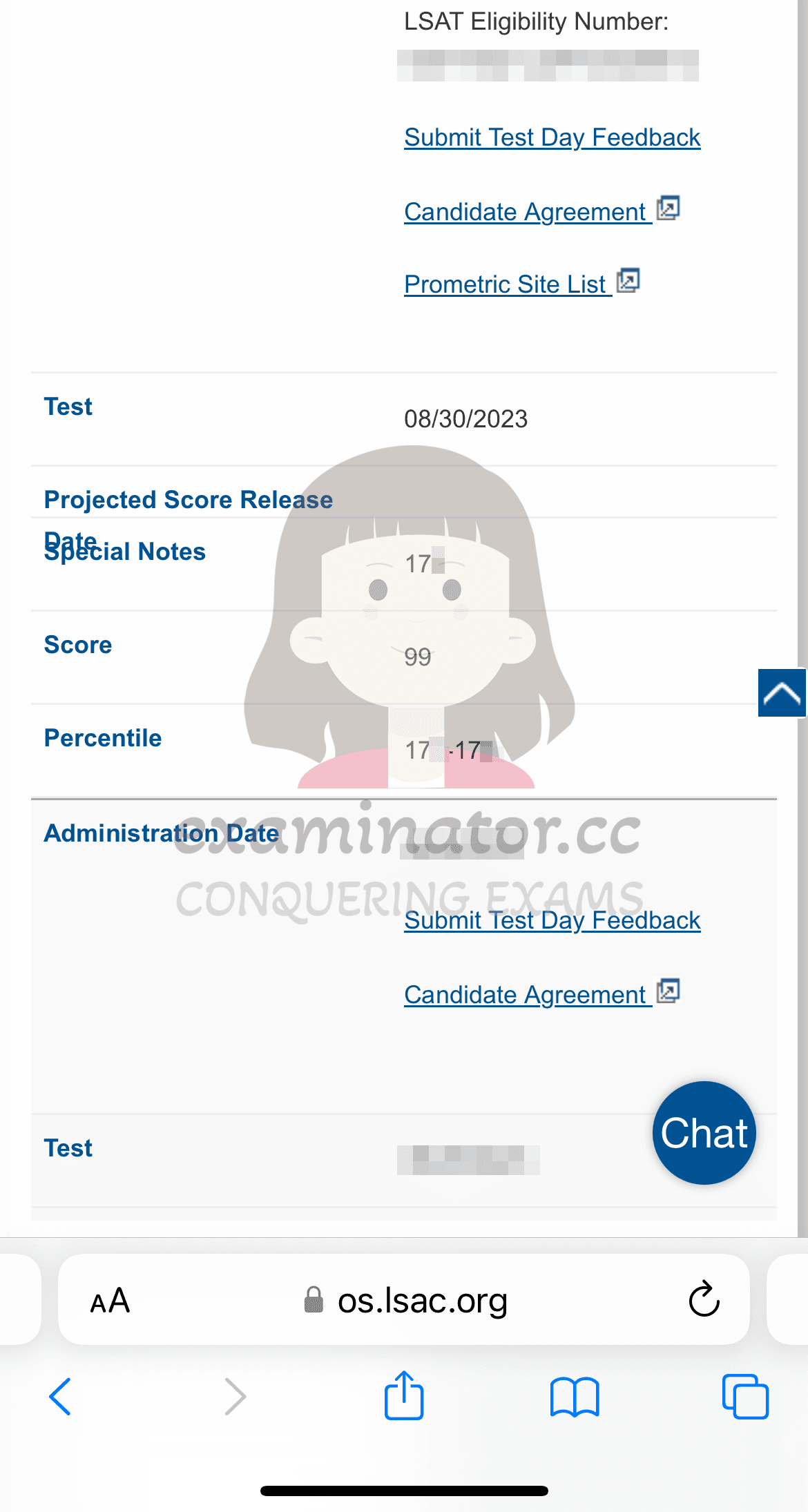 Erfolgsbild für Betrug im LSAT Erfolgsgeschichte #571