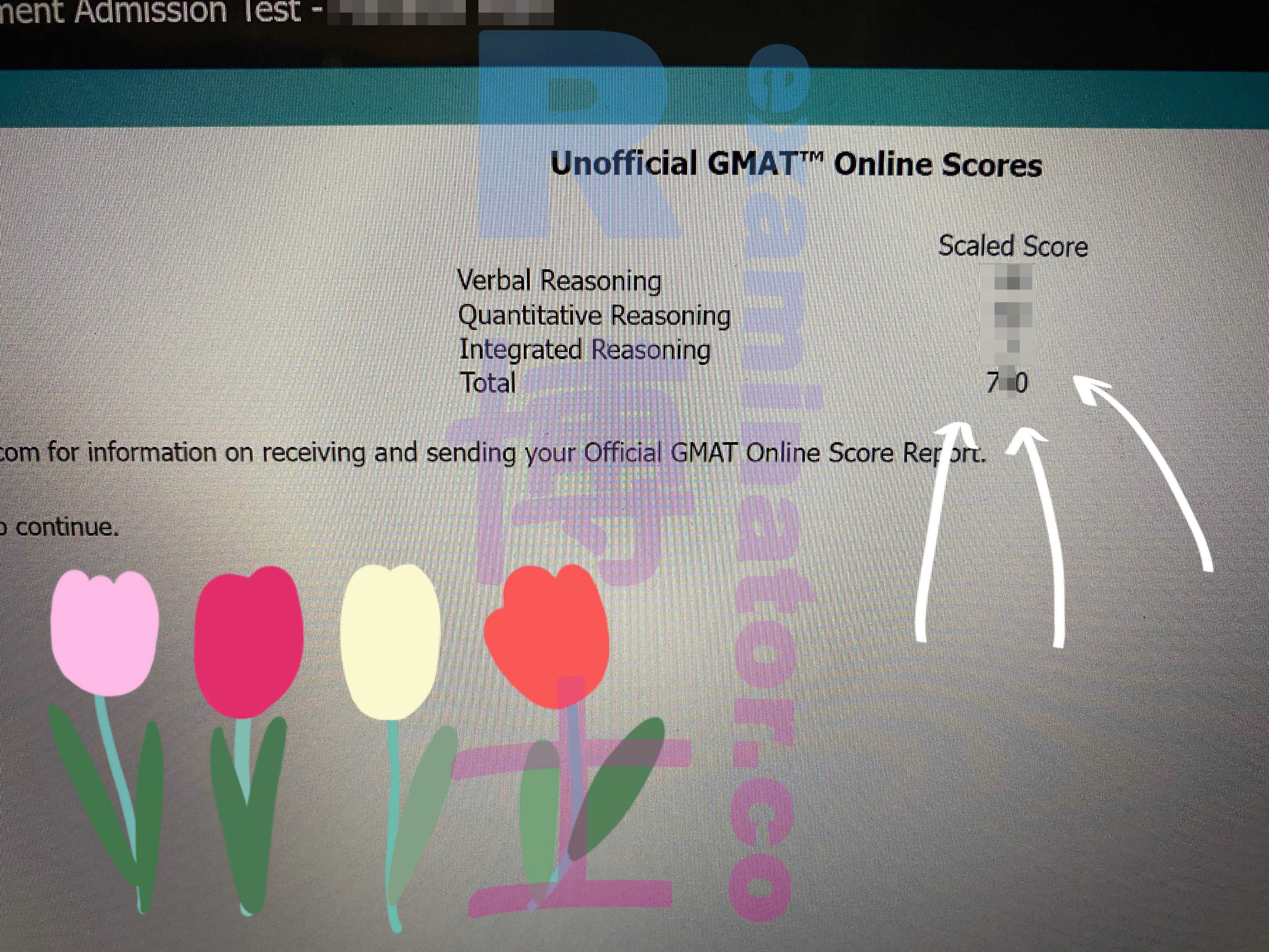 Erfolgsbild für Betrug im GMAT Erfolgsgeschichte #402